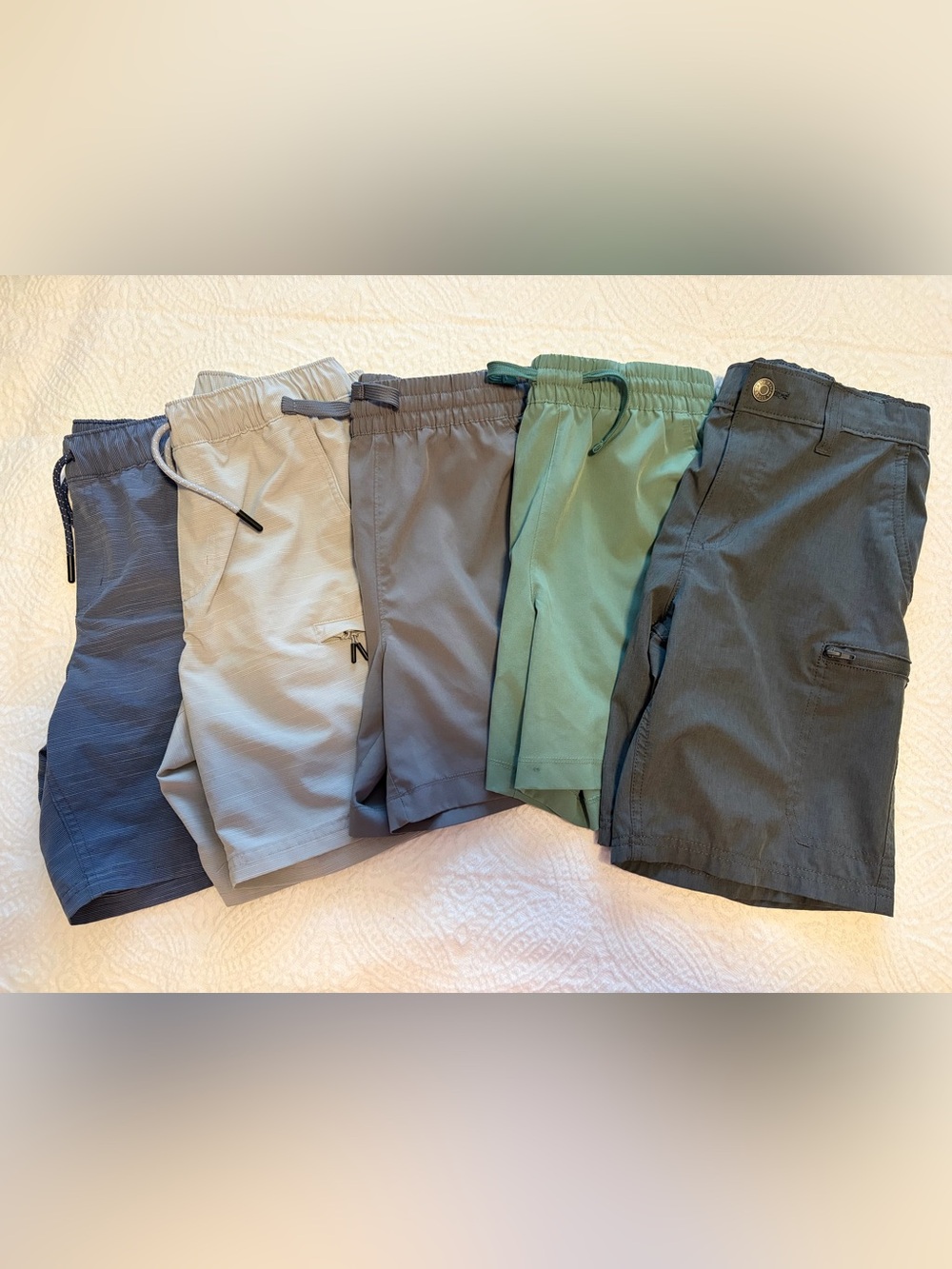 Bundle of 5 Boys Shorts Size M/10-12 TEK GEAR & Sonoma